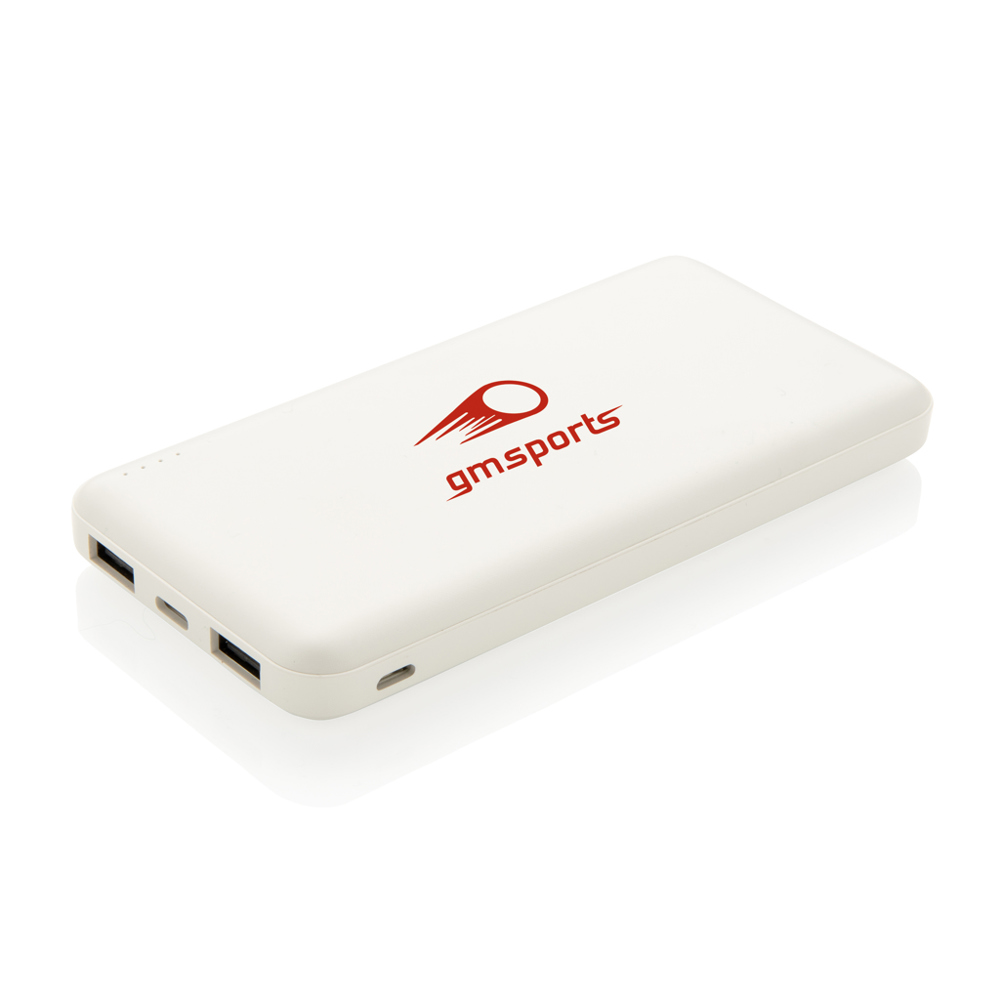High density 10.000 mAh zakformaat powerbank