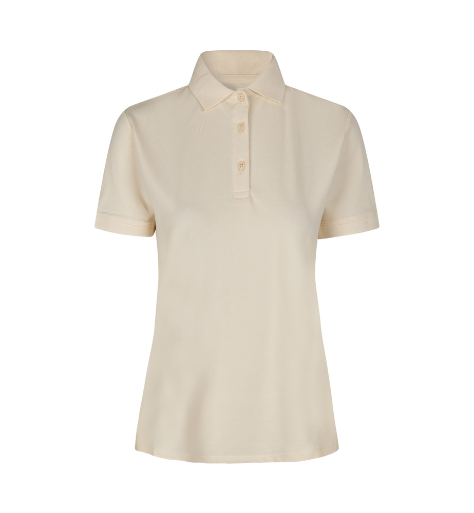 Poloshirt | biologisch kantoen| dames - Off-white (C-110)