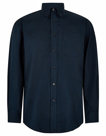 Kustom Kit - Men´s Classic Fit Premium Oxford Shirt Long Sleeve - Dark Navy