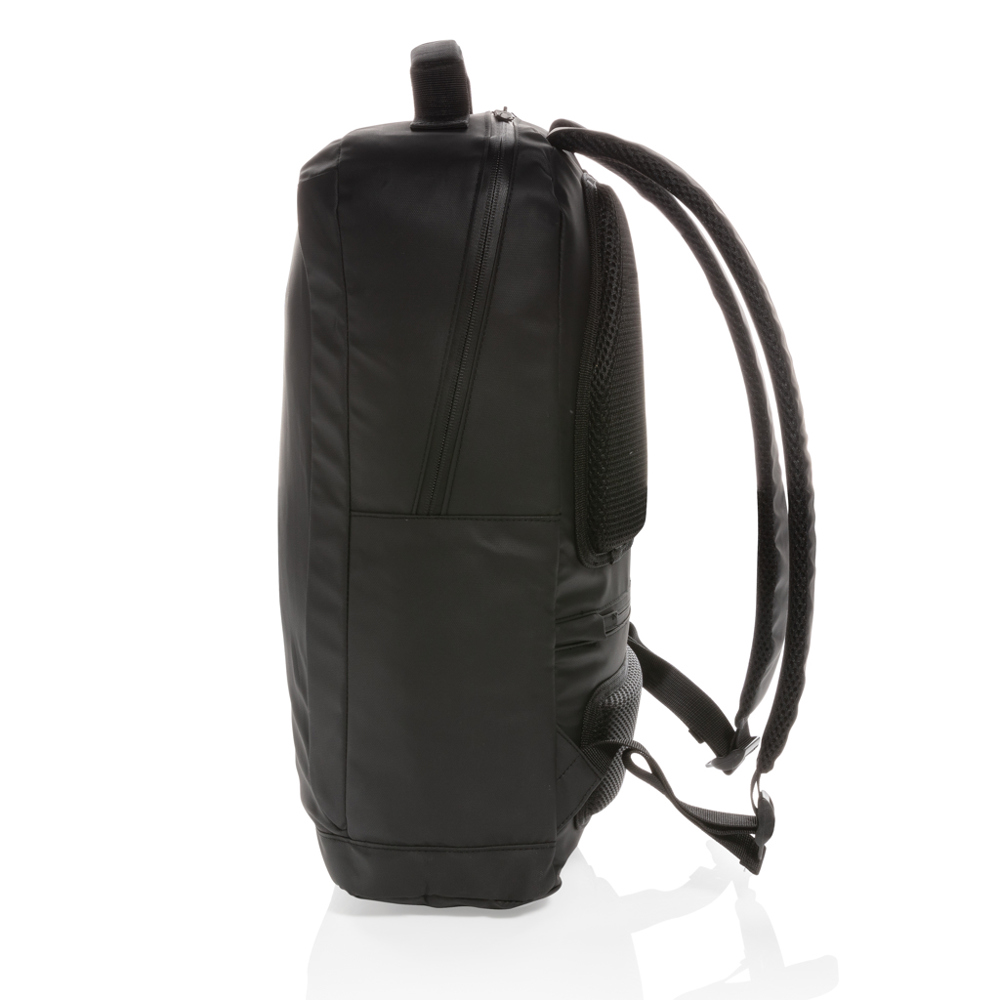 Fashion black PVC vrije 15.6" laptop rugtas