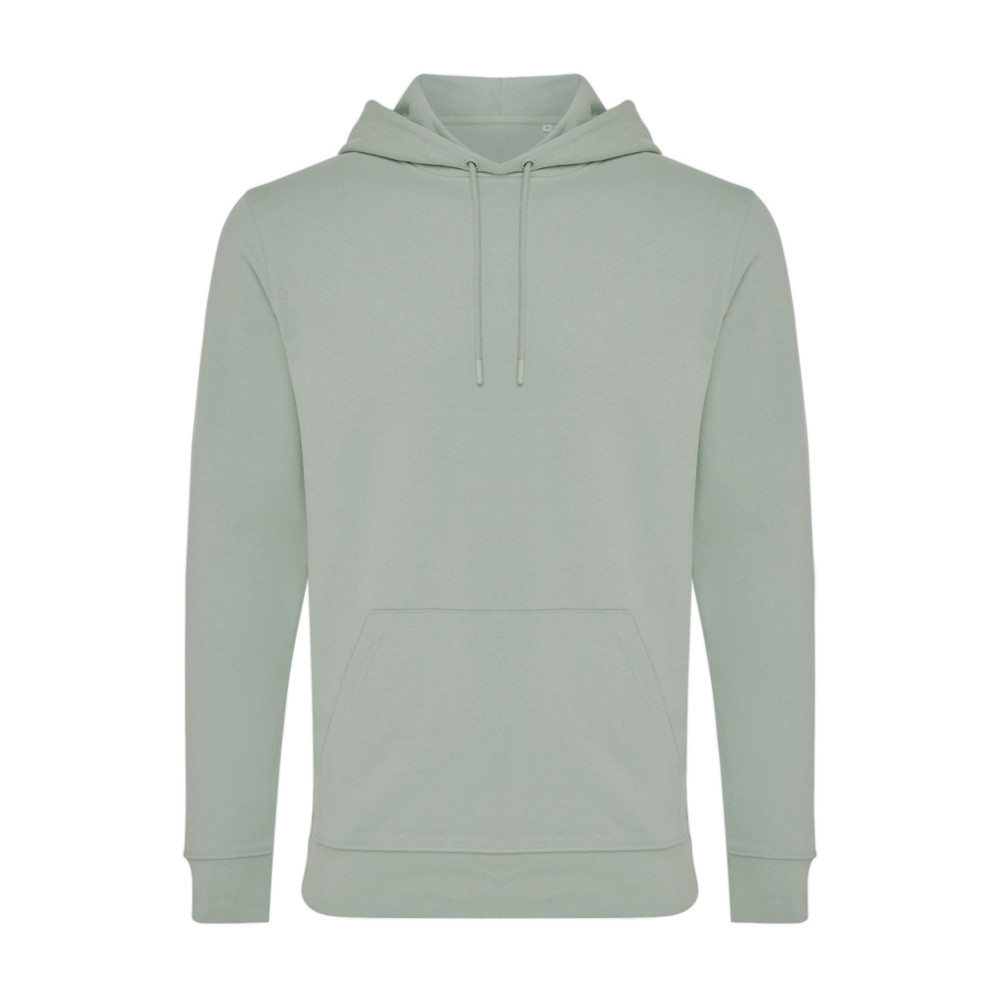 IQONIQ Jasper gerecycled katoen hoodie - iceberg green (± PMS 15-5205 TCX)