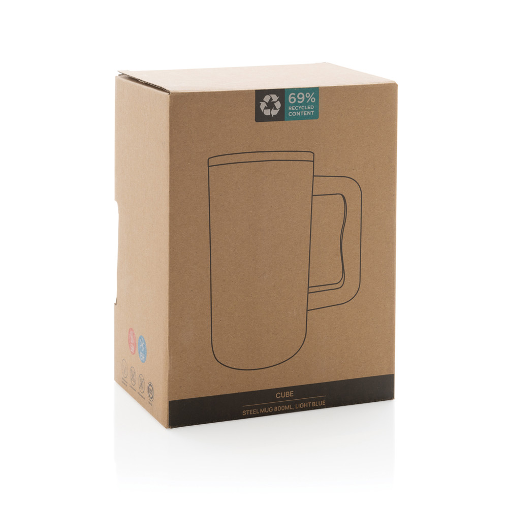 Cube RCS gerecycled RVS beker 800ml