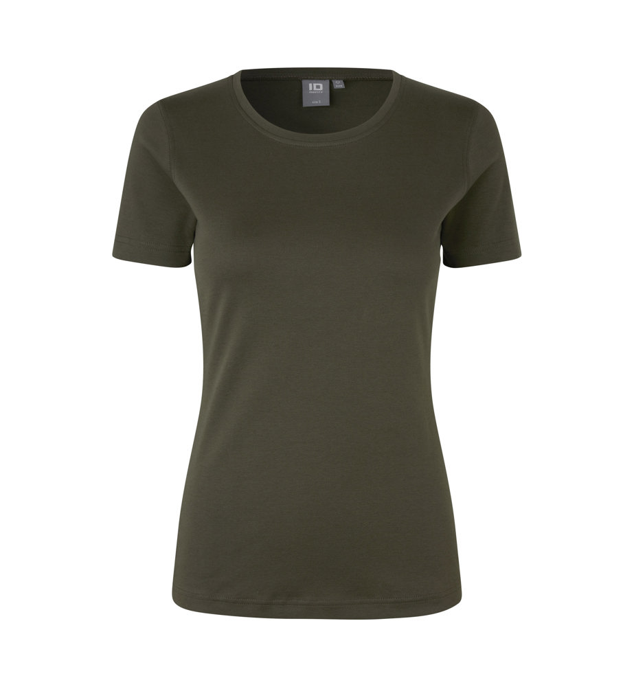 Interlock T-shirt | dames - Olijf (C-570)