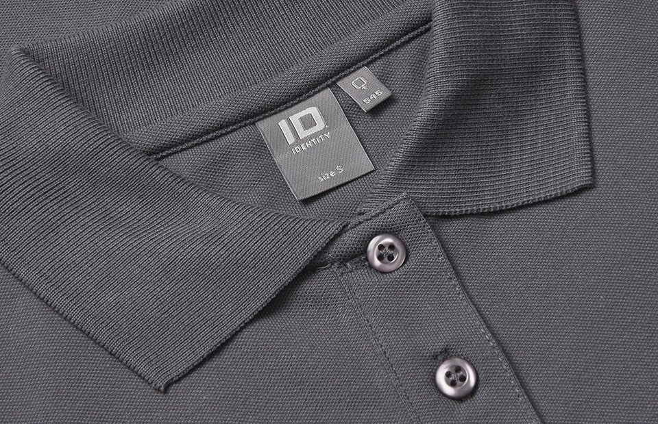 Poloshirt met lange mouw | stretch | dames