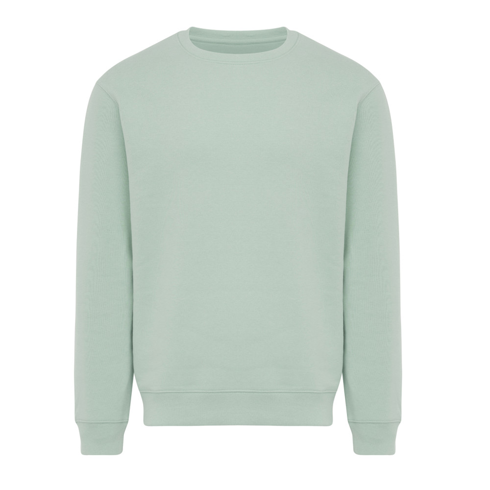 IQONIQ Torla crew neck van gerecycled katoen - iceberg green (± PMS 15-5205 TCX)