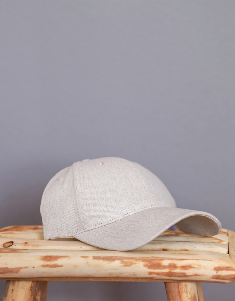 Milo AWARE™ recycled heather 6 paneel cap 200gr