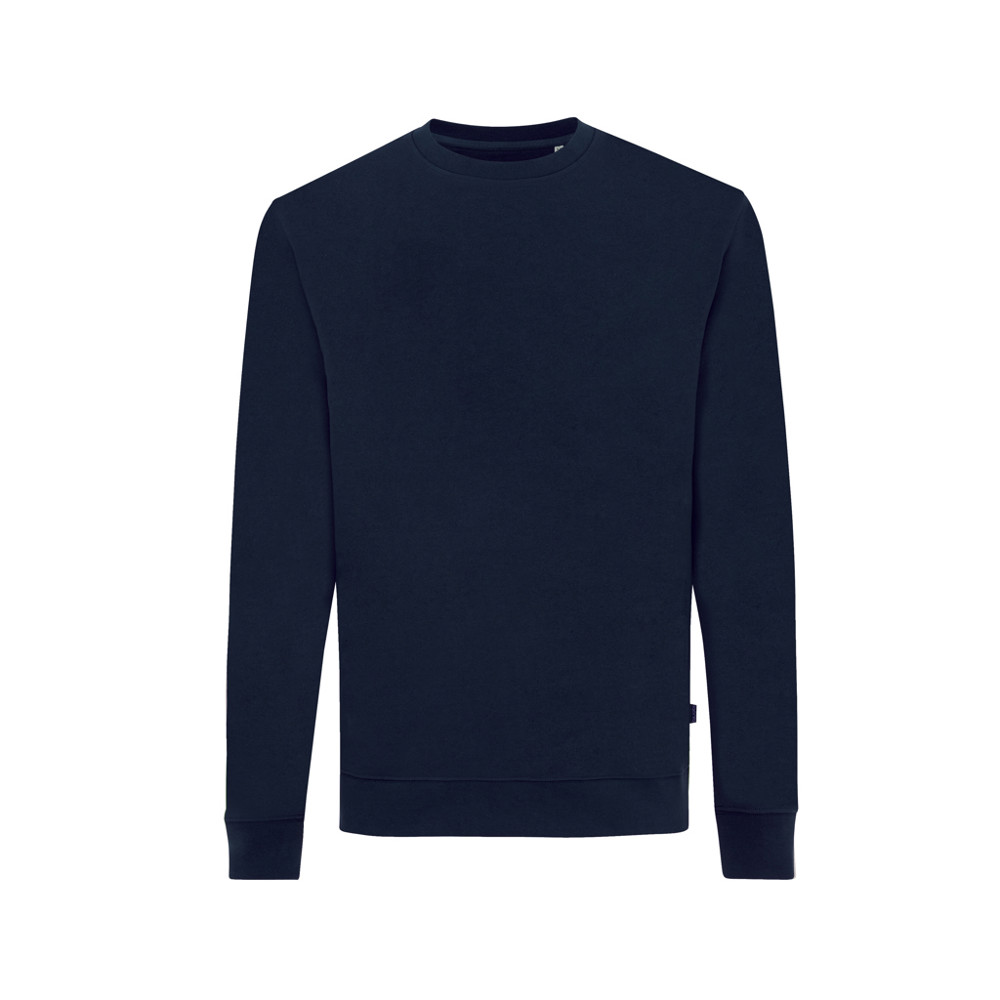 IQONIQ Zion gerecycled katoen sweater - donkerblauw (± PMS 19-3923TCX)