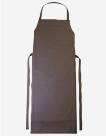 Bib Apron Verona Classic Bag 90 x 75 cm - Taupe