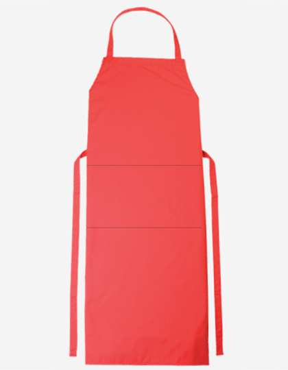Bib Apron Verona Classic Bag 90 x 75 cm - Red