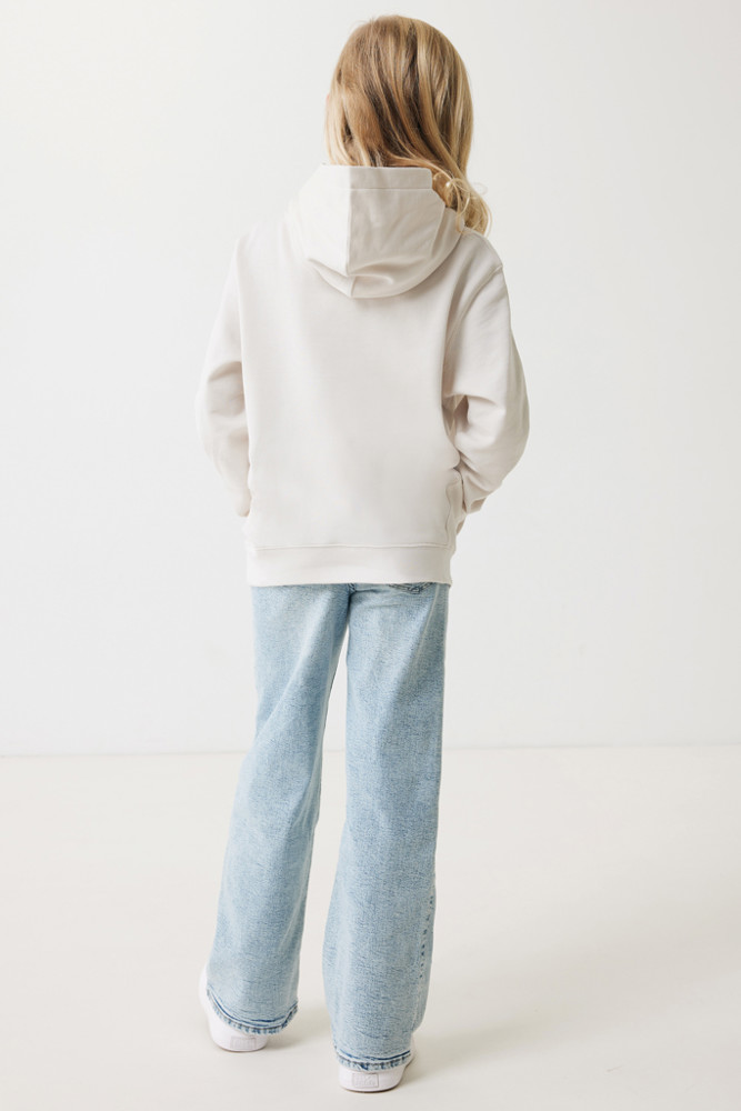 IQONIQ Yengo kids recycled katoen hoodie met steekzakken