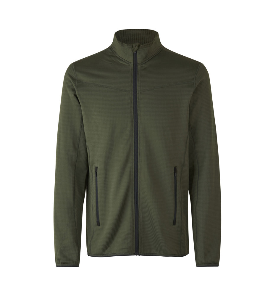 Cardigan | stretch comfort - Olijf (C-570)