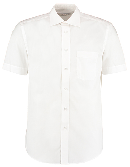 Kustom Kit - Men´s Classic Fit Business Shirt Short Sleeve - White