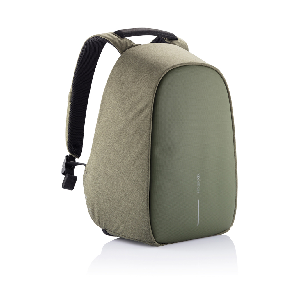 Bobby Hero Regular, anti-diefstal rugzak - groen, zwart (± PMS 5743/ ± PMS Black)