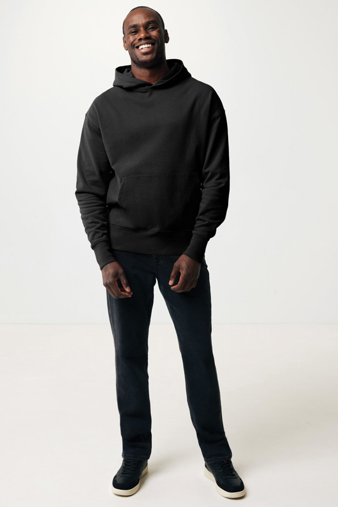 IQONIQ Yoho gerecycled katoen relaxed hoodie