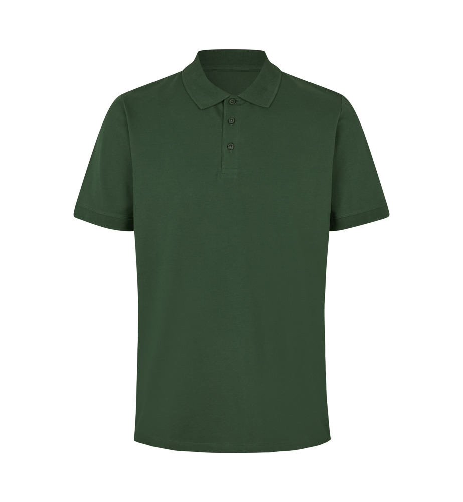 Poloshirt | biologisch katoen - Fles groen (C-590)