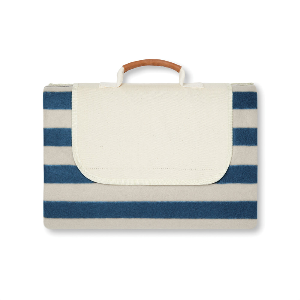 VINGA Alba GRS RPET picknickkleed L - donkerblauw (± PMS 19-4324 TPG)