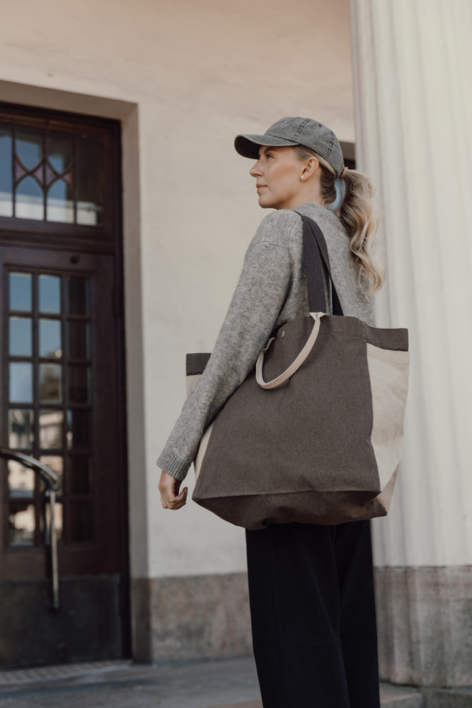 BEAU AWARE™ 400gsm recycled canvas all-round shopper
