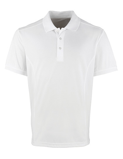 Premier Workwear - Men´s Coolchecker® Piqué Polo - White