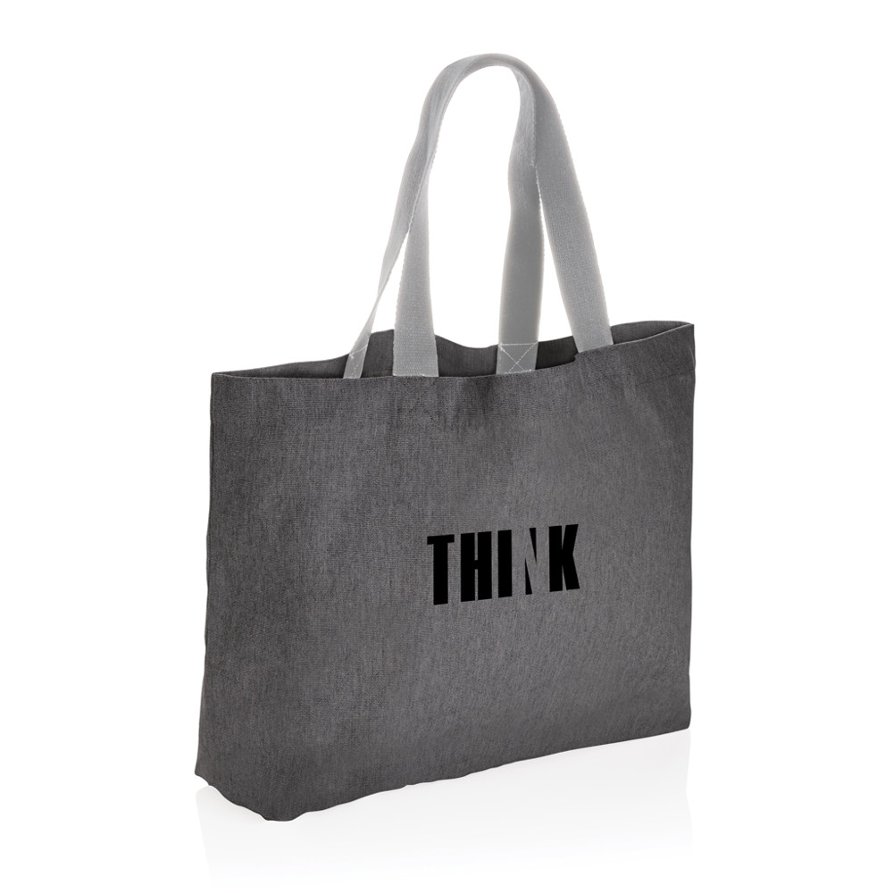 Impact Aware™ recycled canvas XL draagtas 240gsm ongeverfd