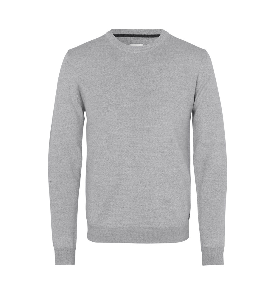 SEVEN SEAS The knit | o-neck - Lichtgrijs gemêleerd (C-201)