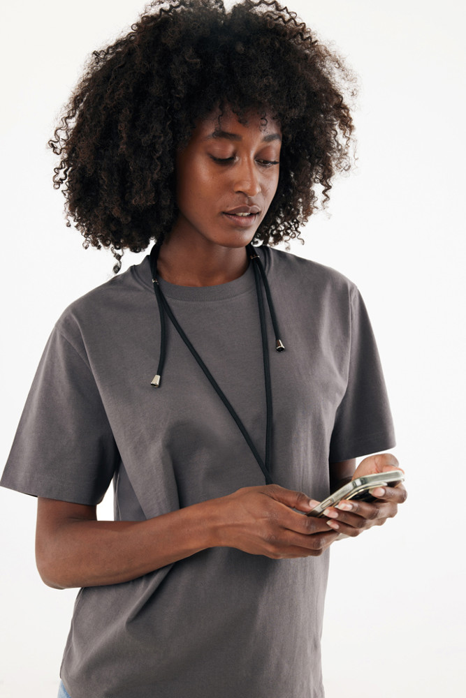 CarryLoop RCS rPET verstelbare lanyard met telefoonhouder