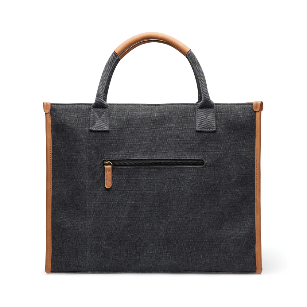 VINGA Bosler RCS recycled canvas office draagtas
