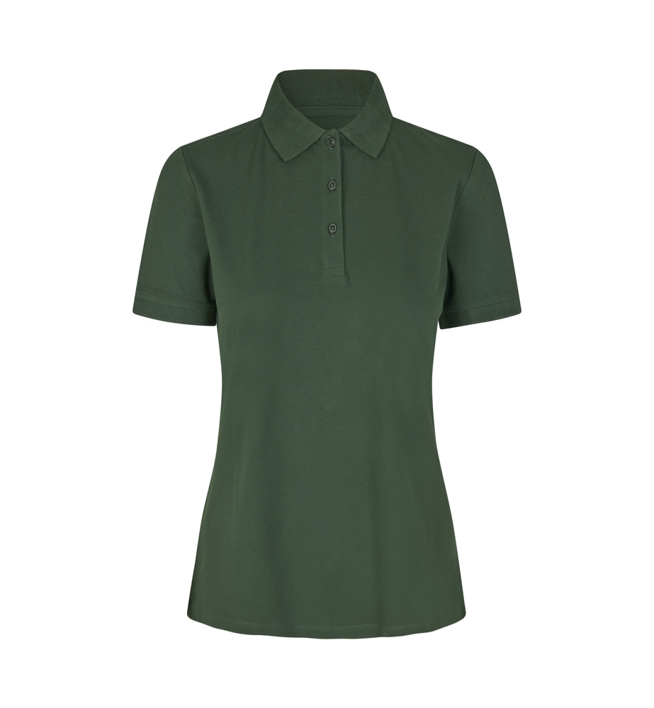 Poloshirt | biologisch kantoen| dames - Fles groen (C-590)