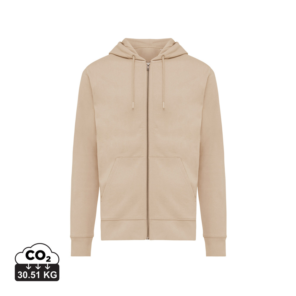 IQONIQ Abisko gerecycled katoen hoodie met rits