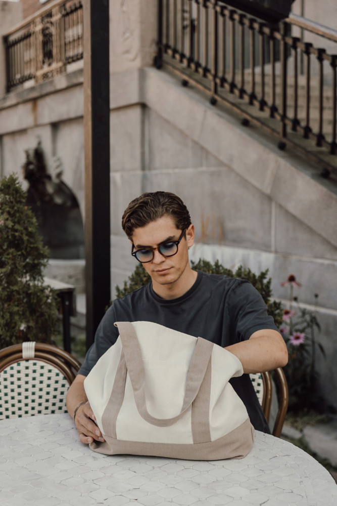 SHOP LOCAL AWARE™ recycled cotton 350gsm Tote bag