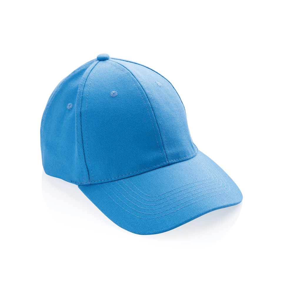 Impact AWARE™ 6 panel 280gr gerecycled katoenen cap - tranquil blue (± PMS 17-4139TCX)