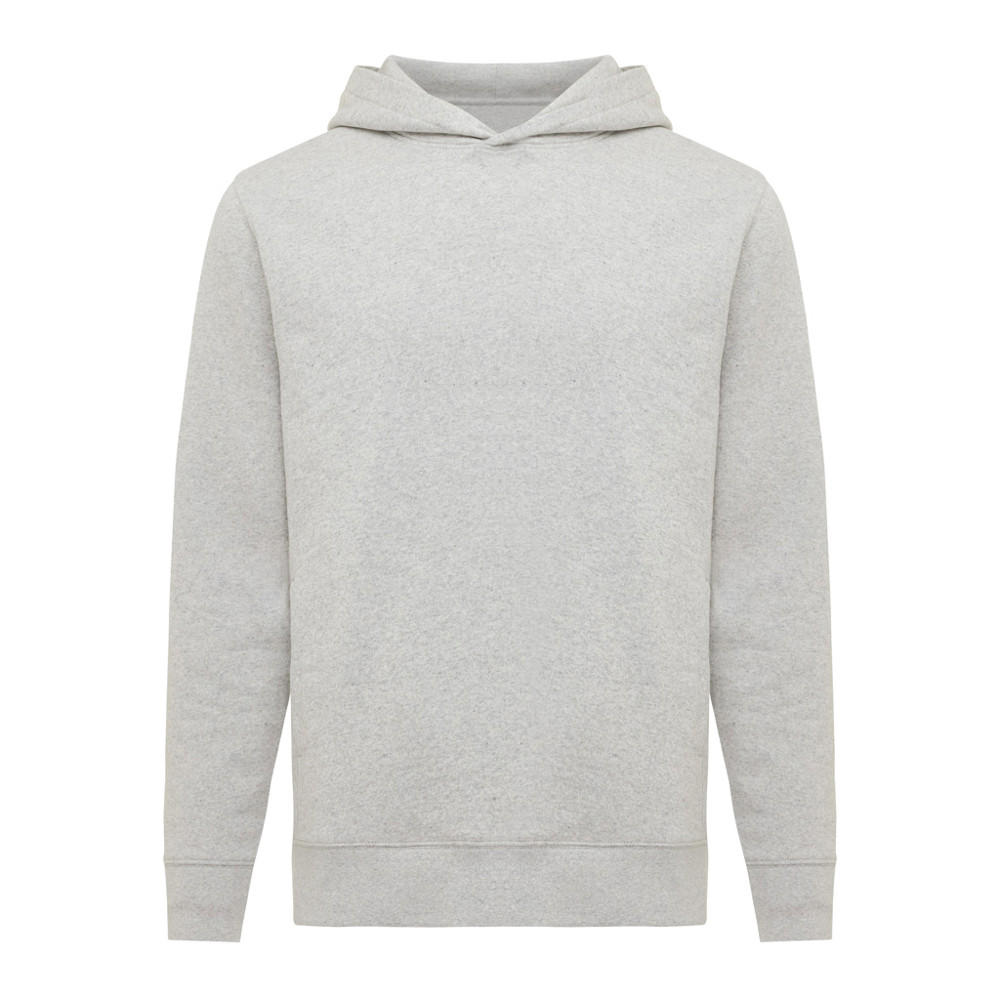IQONIQ Yengo recycled katoen hoodie met steekzakken - light heather grey (± PMS light heather grey)