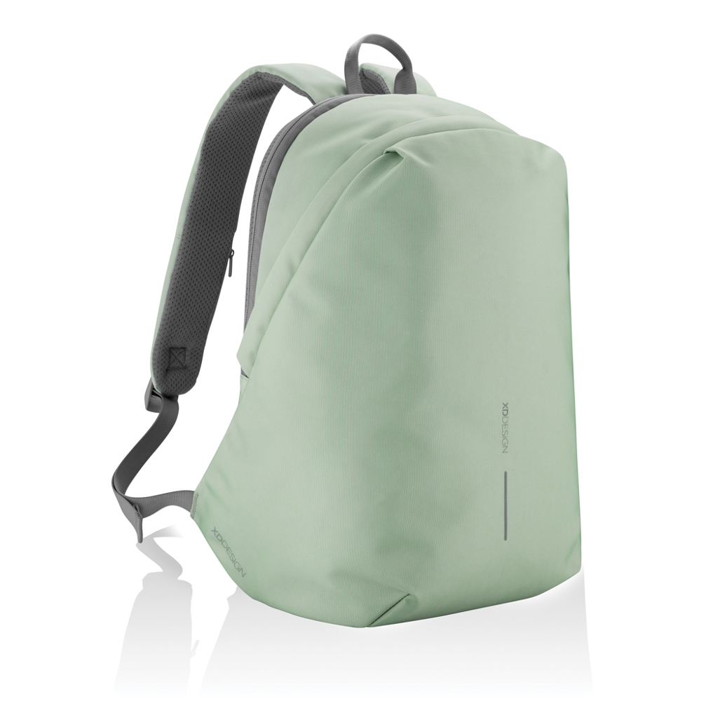 Bobby Soft, anti-diefstal rugzak - iceberg green, grijs (± PMS 15-5205 TCX/ ± PMS Cool Grey 9)