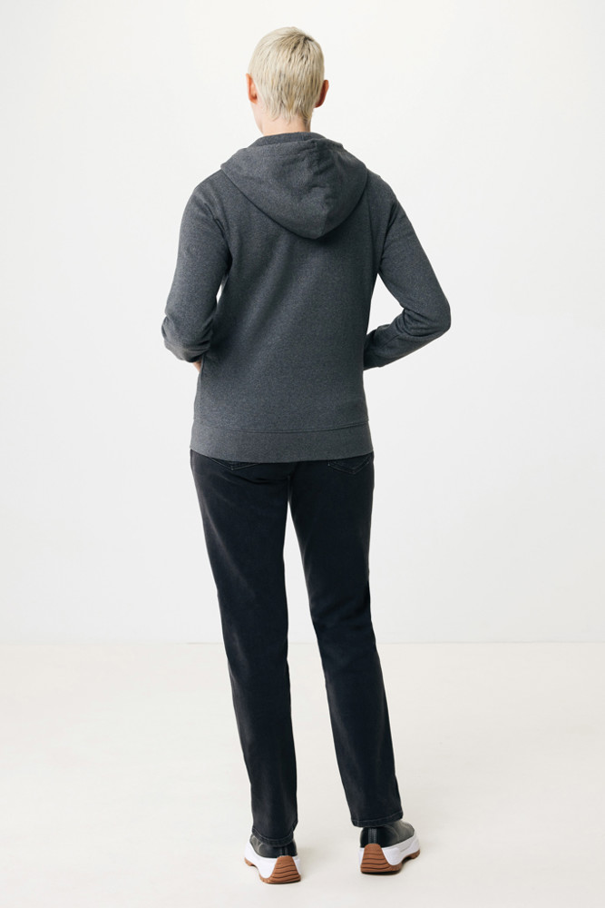 IQONIQ Abisko gerecycled katoen hoodie met rits