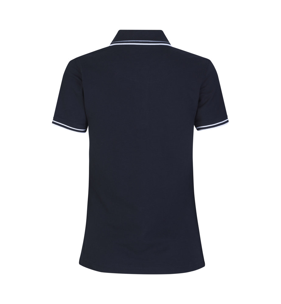 Contrast poloshirt | stretch | dames