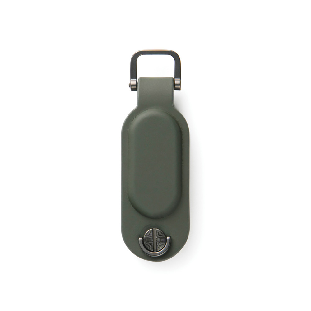 VINGA Baltimore RCS sleutel organizer met dual finder - groen (± PMS 19-0414 TPG)