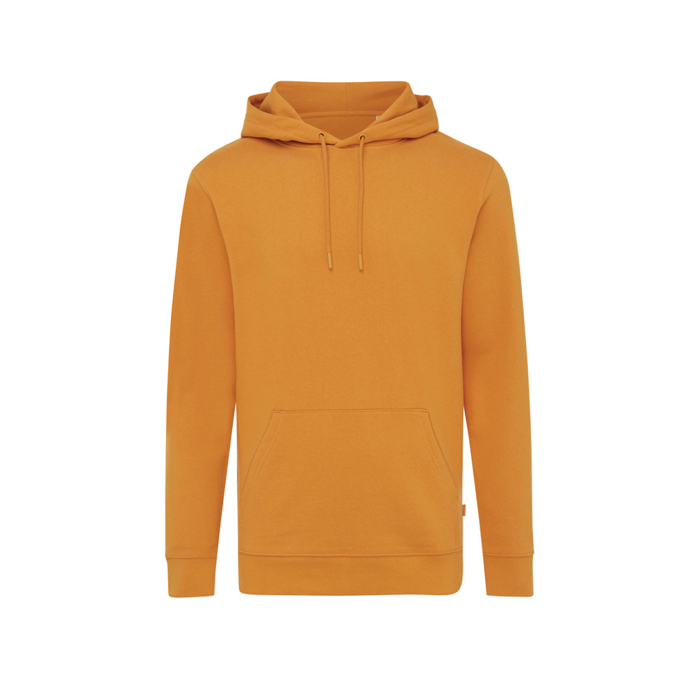 IQONIQ Jasper gerecycled katoen hoodie - sundial oranje (± PMS 16-1148TCX)