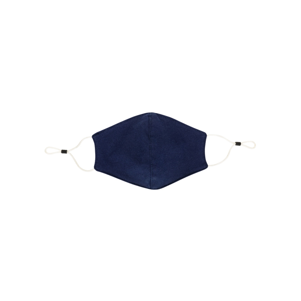 Herbruikbaar 2 laags katoenen gezichtsmasker - donkerblauw (± PMS 533 C)