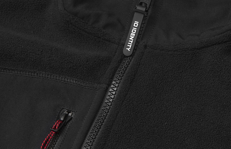 Bonded fleece vest