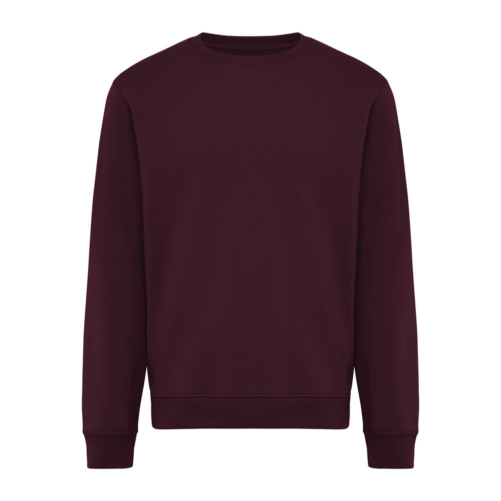 IQONIQ Torla crew neck van gerecycled katoen - merlot (± PMS 19-1627 TCX)