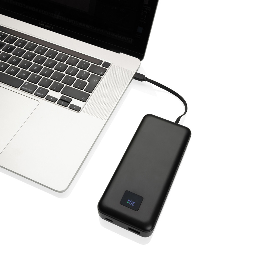 Gridley RCS gerecycled plastic 20000 65W laptop powerbank
