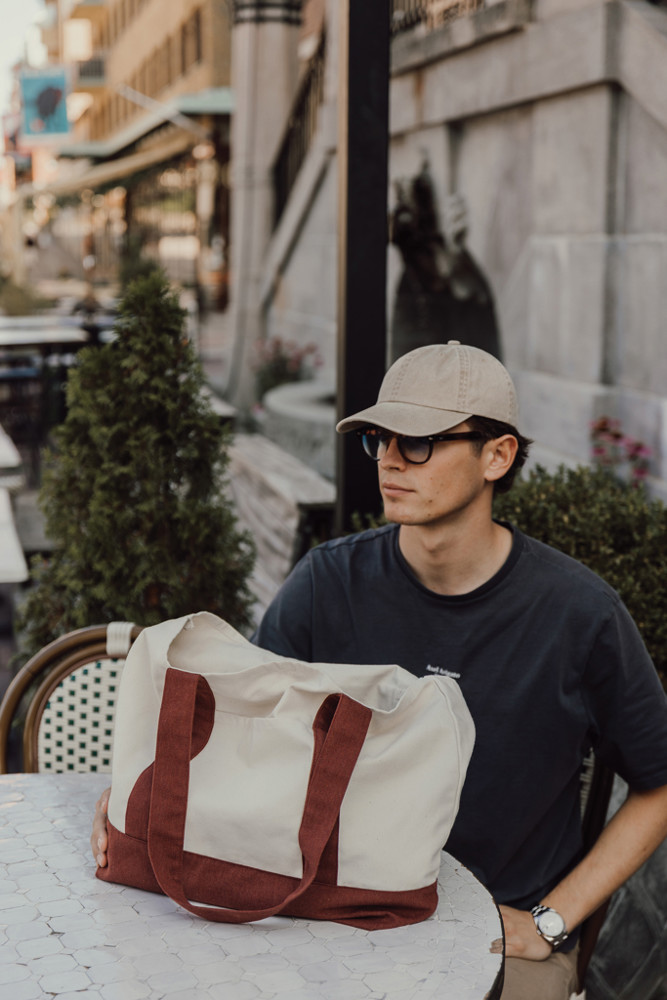 SHOP LOCAL AWARE™ recycled cotton 350gsm Tote bag
