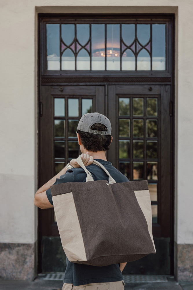BEAU AWARE™ 400gsm recycled canvas all-round shopper