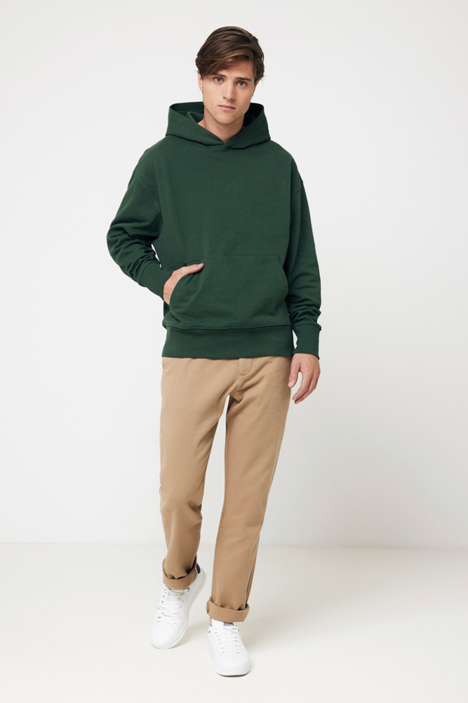 IQONIQ Yoho gerecycled katoen relaxed hoodie