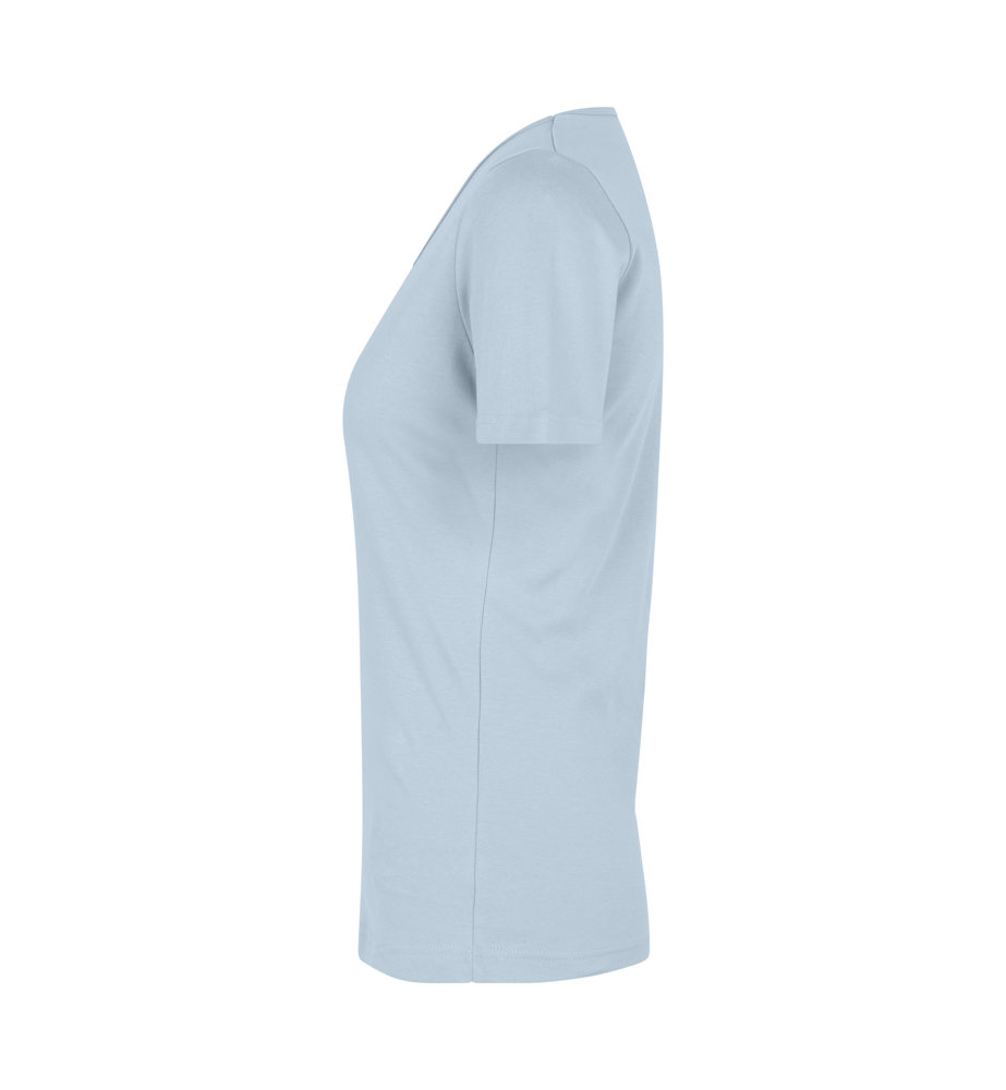 Interlock T-shirt | v-hals | dames