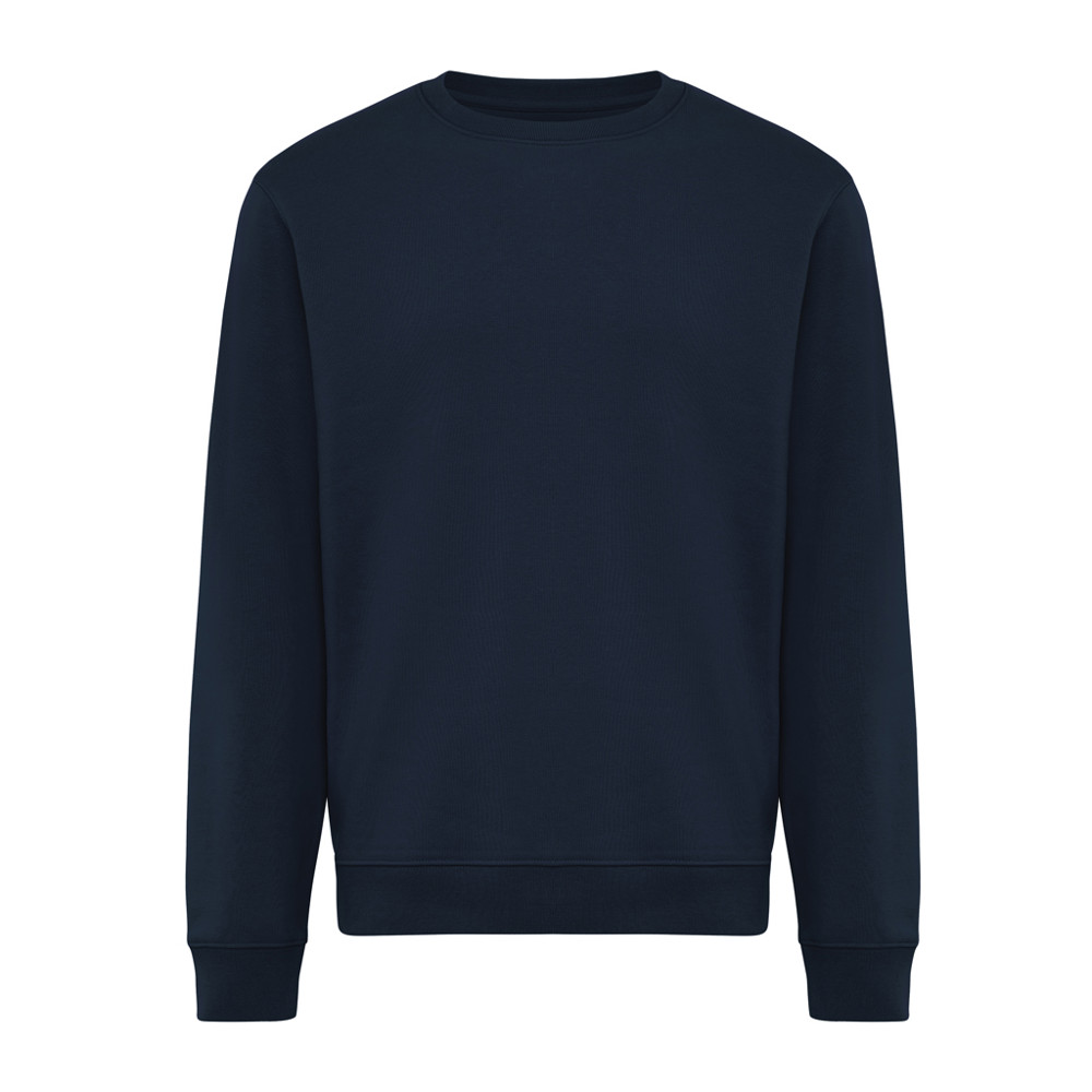 IQONIQ Torla crew neck van gerecycled katoen - donkerblauw (± PMS 19-3923TCX)