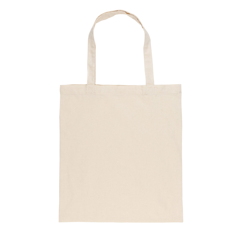 Impact AWARE™ gerecycled katoenen draagtas 145gsm