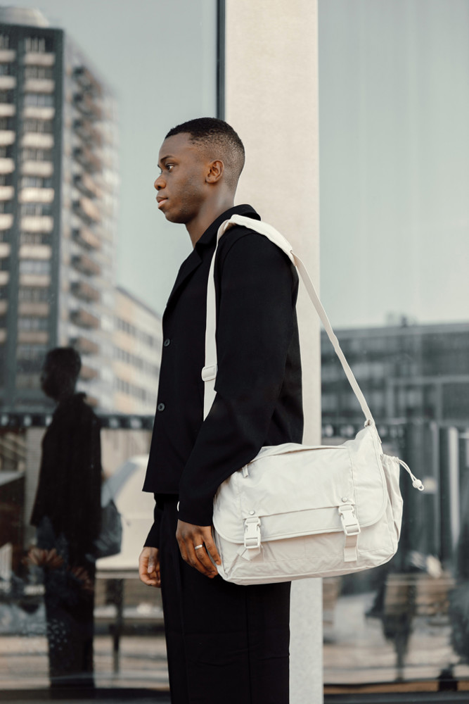KENTO URBAN RCS recycled nylon 15.6 inch Messenger