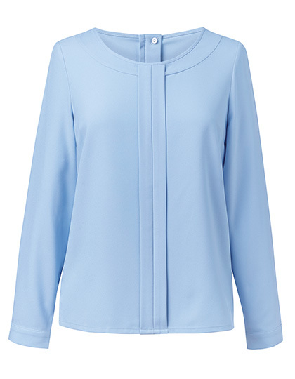 Brook Taverner - Women´s Roma Long Sleeve Blouse - Sky Blue