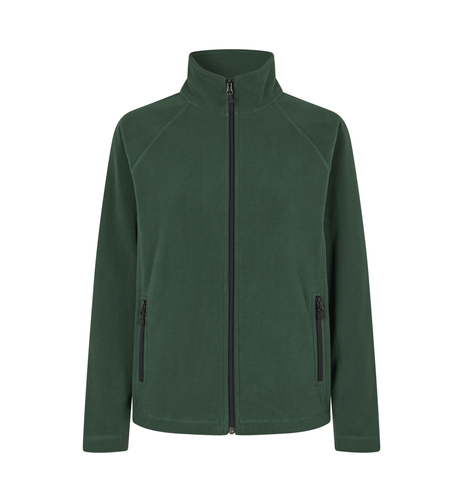 Cardigan | microfleece | dames - Fles groen (C-590)