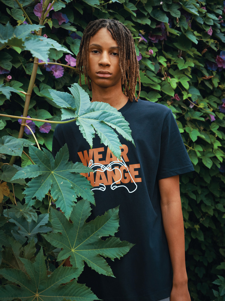 IQONIQ Kakadu relaxed gerecycled katoen t-shirt